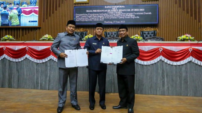 5 Raperda disampaikan pemkot bandung ke dprd