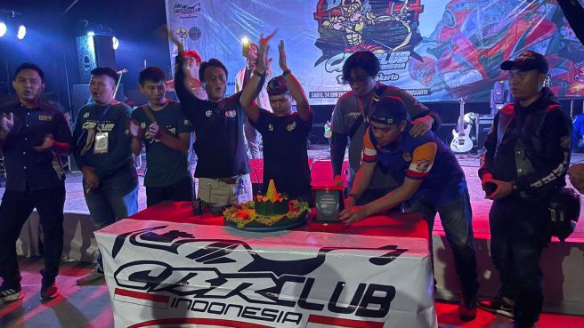 Anniversary Satu Dekade Komunitas Biker Honda CBR Club Indonesia (CCI) Regional Purwakarta