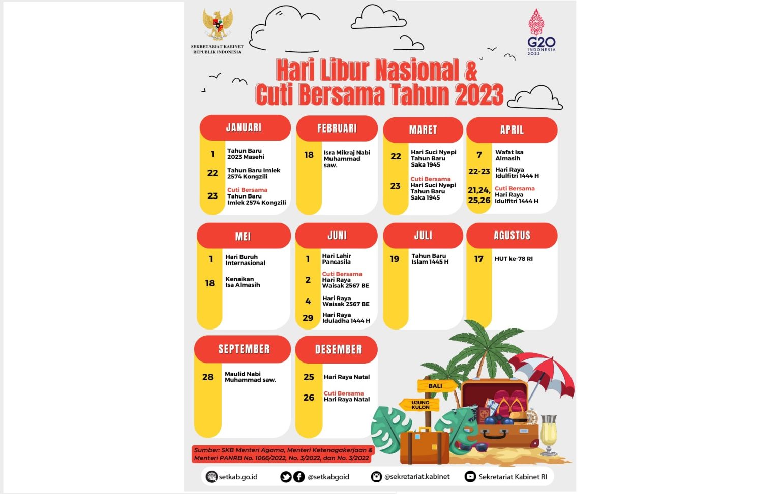 Cuti bersama - libur idul adha