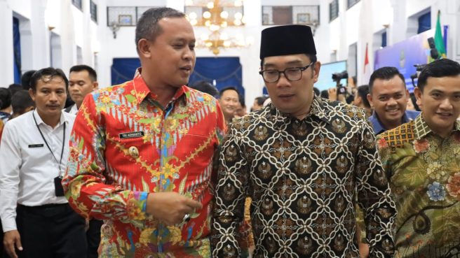 Kepala Daerah Se-Jabar Tandatangani Naskah Kesepakatan Tentang Komponen Pendanaan Bersama Pilkada 2024