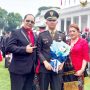 Letda Inf. Alfredo Mariando Massie, S.Tr.Han putra asal Manado, Pelantikan perwira TNI-Polri yang dilakukan oleh Presiden Joko Widodo di halaman Istana Negara.