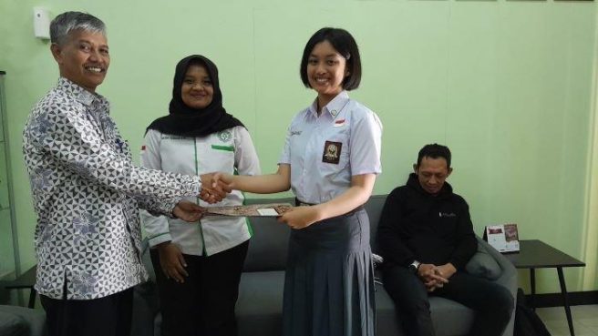 Cabbyan Davita Gunawan siswi dari SMAN 7 Bandung menjadi salah satu anggota Paskibraka Nasional 2023 (Tribunjabar).