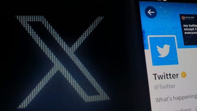 Elon Musk merubah logo burung biru berubah menjadi X (kompas).