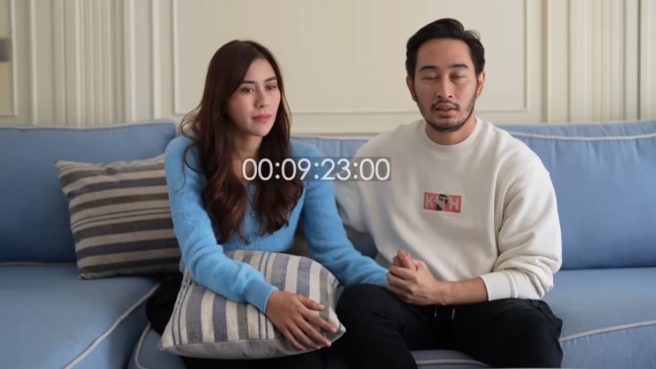 Jeje dan Syahnaz membuat video pegakuan perselingkuhan.