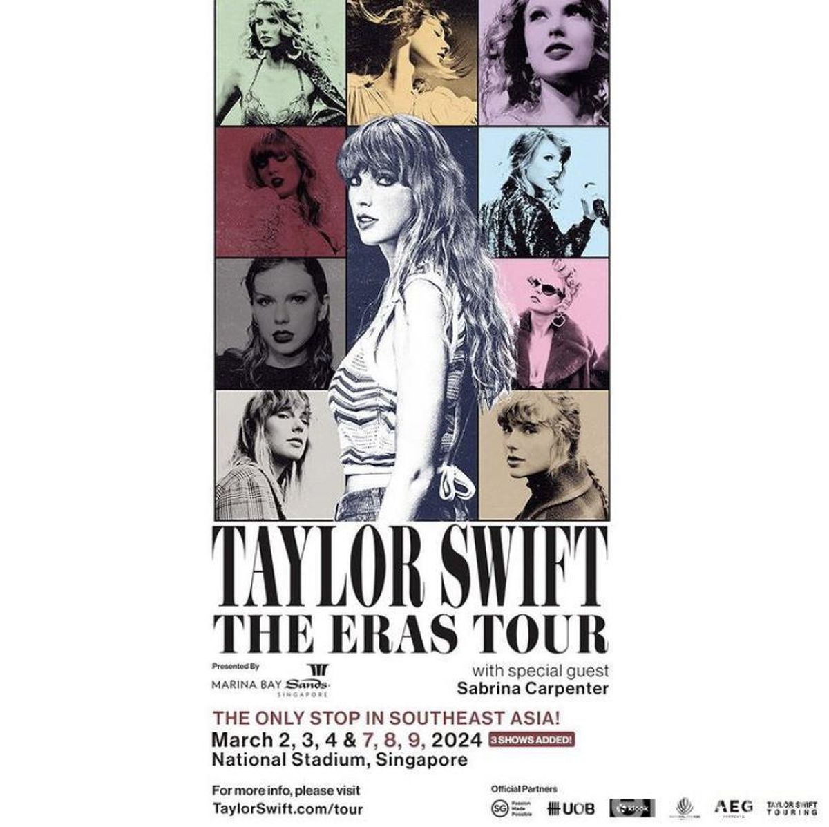 Tiket Konser Taylor Swift di Singapore dibuka hari ini.