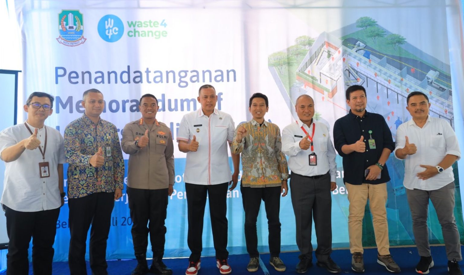 Kota Bekasi-Waste4Change Bekerjasama Tanggulangi sampah