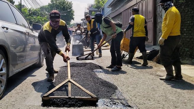 jalan protokol dan jalan kecil dibenahi