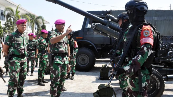 Anggota Militer sedang mempersiapkan untuk Latihan Bersama dalam Super Garuda Shield 2023 (peloporwiratama.com)