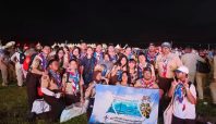 Anggota Pramuka menampilkan Angklung Kota Bandung di acara World Scout Jamboree di Saemangeum Korea (Humas Kota Bandung).