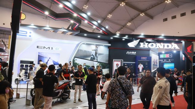 Penjualan sebanyak 1.251 unit sepeda motor Honda pada gelaran Gaikindo Indonesia International Auto Show (GIIAS) 2023 yang diselenggarakan selama 10-20 Agustus 2023 (dok Honda).