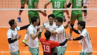 Timnas Voli Putra Indonesia kalah melawan Pakistan pada laga Voli Asia 2023 (Volleyball.ir).