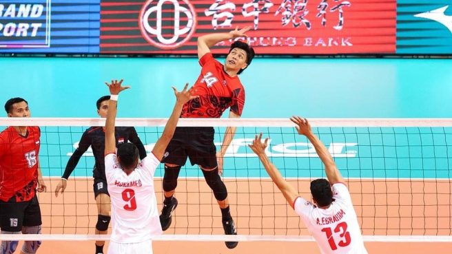 Timnas voli putra Indonesia menang 3-1 melawan Kazakhstan pada AVC Asian Volleyball Challenge Cup 2023 (Liputan6.com).