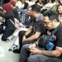 Ayah David Ozora menghadiri sidang putusan terhadap pelaku-pelaku kekerasan terhadap anaknya (Tribunjakarta).