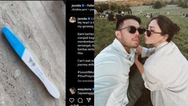 Jessica Mila dan Yakub Hasibuan membagikan kabar bahagia kehamilan anak pertamanya (Instagram).