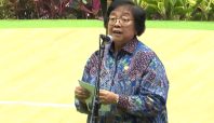 Siti Nurbaya Bakar (Menteri Lingkungan Hidup dan Kehutanan) menghadiri kegiatan Highlight Festival LIKE 2023.