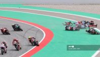 Kecelakaan di MotoGP Catalunya 2023 (AFP).