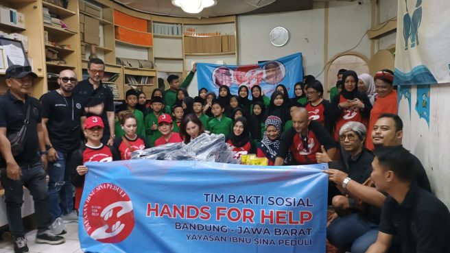 Pelantikan Pengurus Hands For Help Bandung Dan Baksos Kepada Anak-anak (prolitenews).