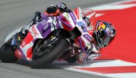 Pembalap Jorge Martin menempati podium pertama oada MotoGP Sum Marino (AFP).