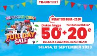 Transmart Full Day Sale dalam rangka September Ceria (bankmega.com).