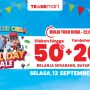 Transmart Full Day Sale dalam rangka September Ceria (bankmega.com).