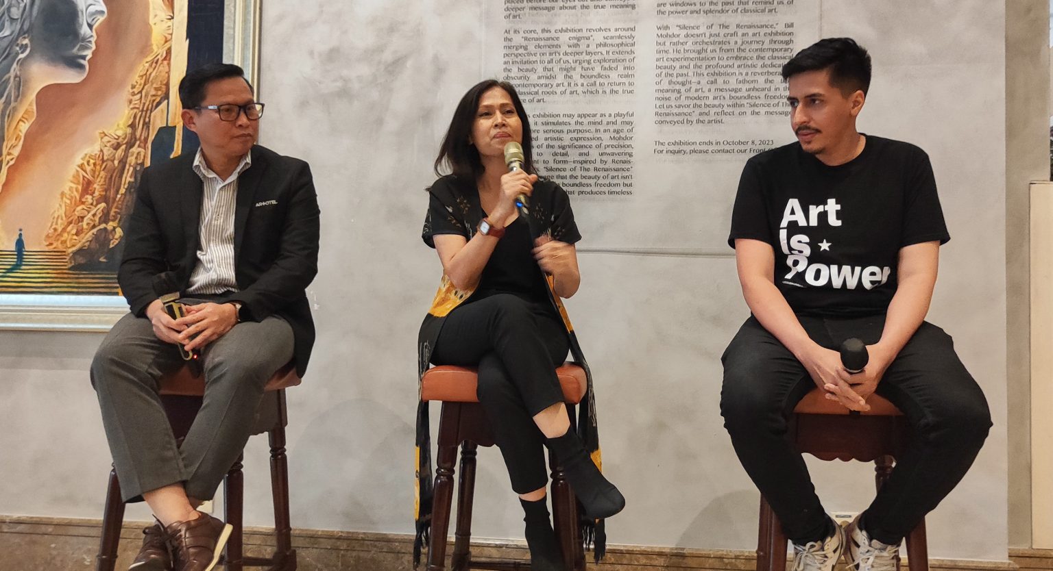 Hotel ARTOTEL Suites Mangkuluhur Jakarta menggelar pameran seni spesial Bill Mohdor bertajuk “Silence of The Renaissance” (dok Artotel Suites Mangkuluhur).