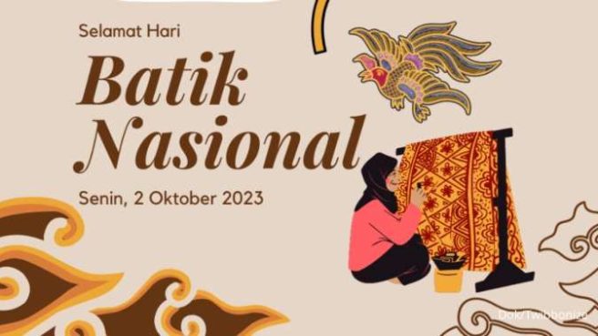 Ilustrasi Hari Batik Nasional (istimewa).