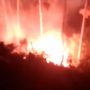 Kebakaran Gunung Manglayang terjadi Senin 2 Oktober 2023 (Video Whatsapp).