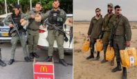 McDonalds membagikan makanan gratis kepada tentara Israel (Istimewa).