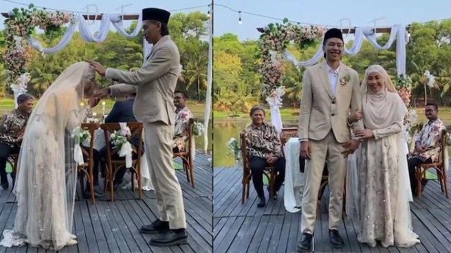 Pasangan tim voli kebanggaan Indonesia Farhan Halim dan Dita Azizah menikah (Instagram Farhan Halim).