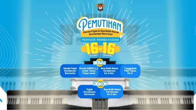 Pemutihan pajak kendaraan bermotor selama 2 bulan (Bapenda Jabar).