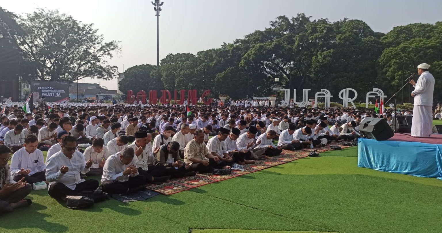 peduli palestina-doa bersama siswa