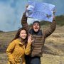 Nathalie Holscher Dilamar Kekasih Bulenya di Puncak gunung Gede (Instagram Nathalie).