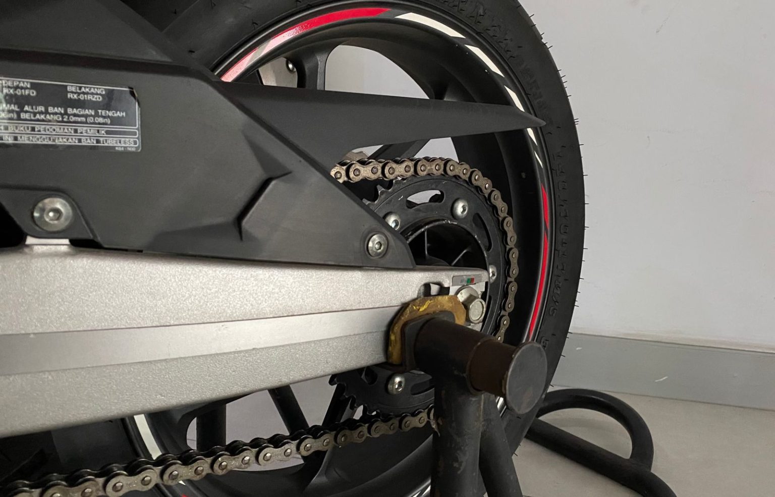 Fungsi penting penutup rantai sepeda motor (dok Honda).