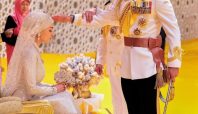 Moment pernikahan Pangeran Abdul Mateen dan Anisha Rosnah (Instagram tmski phi).