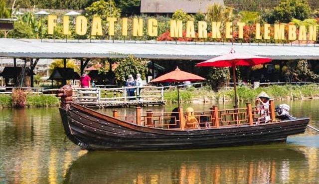 Tempat wisata di Kota Bandung (Instagram floatingmarket).