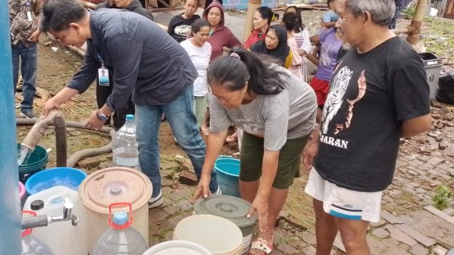 bantuan air bersih braga