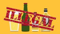 ilustrasi minuman alkohol ilega