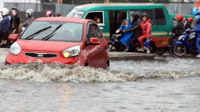 ilustrasi banjir di Kota Bandung (TribunJabar).