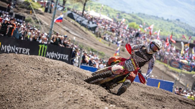 Crosser Astra Honda, Delvintor Lanjutkan Aksinya Bersama CRF250R di MXGP Portugal (dok Honda).