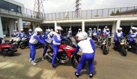 DAM Gelar Pelatihan Safety Riding untuk SMK Negeri 4 Tasikmalaya (dok Honda).