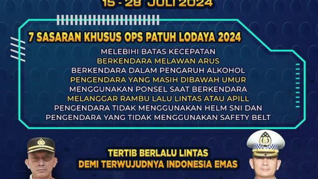 Operasi Patuh Lodaya 2024 (Instagram @tmcpolrestabesbandung).