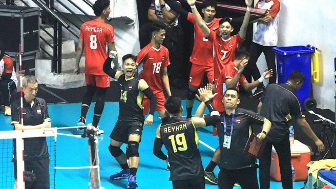 Timnas Bola Voli Indonesia menang 3-0 dari Arab Saudi pada AVC Asian Mens U-20 Vollyball Championship 2024 (AVC).