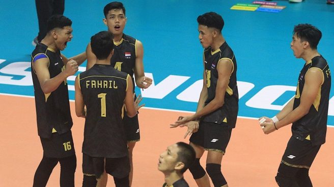 Timnas voli putra Indonesia U-20 menang 3-1 atas Timnas voli putra Australia U-20 di AVC Asian Mens U-20 Volleyball Championship 2024 (Foto AVC).