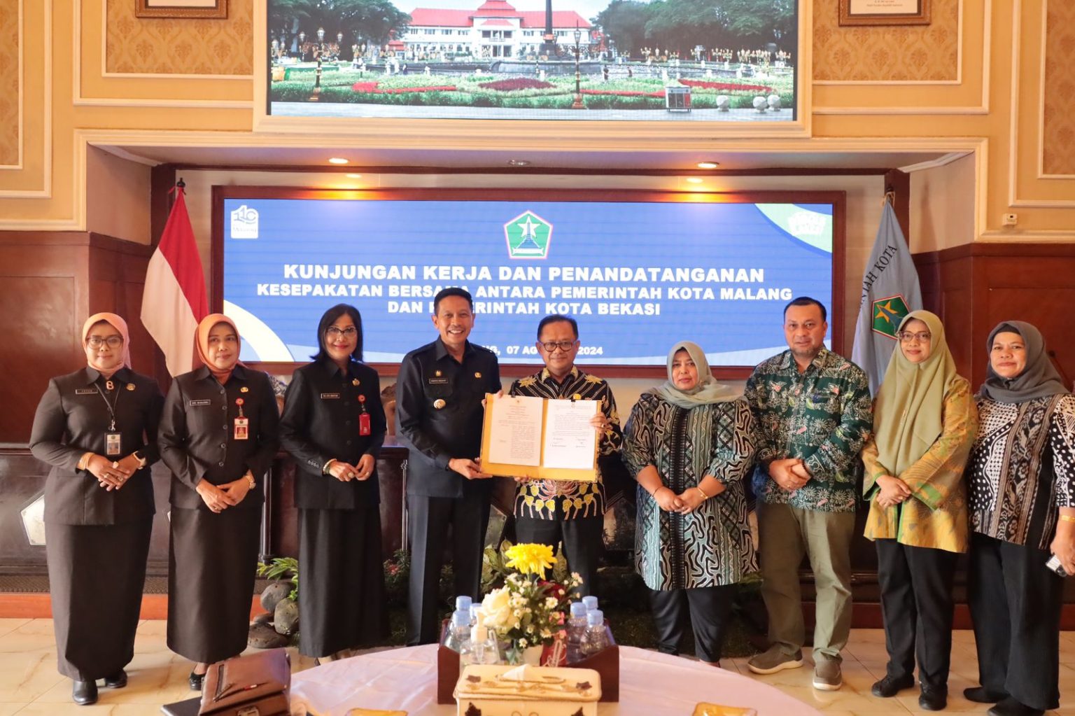 Pemerintah Kota Bekasi menjalin kerjasama dengan Pemerintah Kota Malang (dokumentasi).