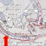 Peta terjadi gempa megathrust yang terjadi di Indonesia (dok BMKG).