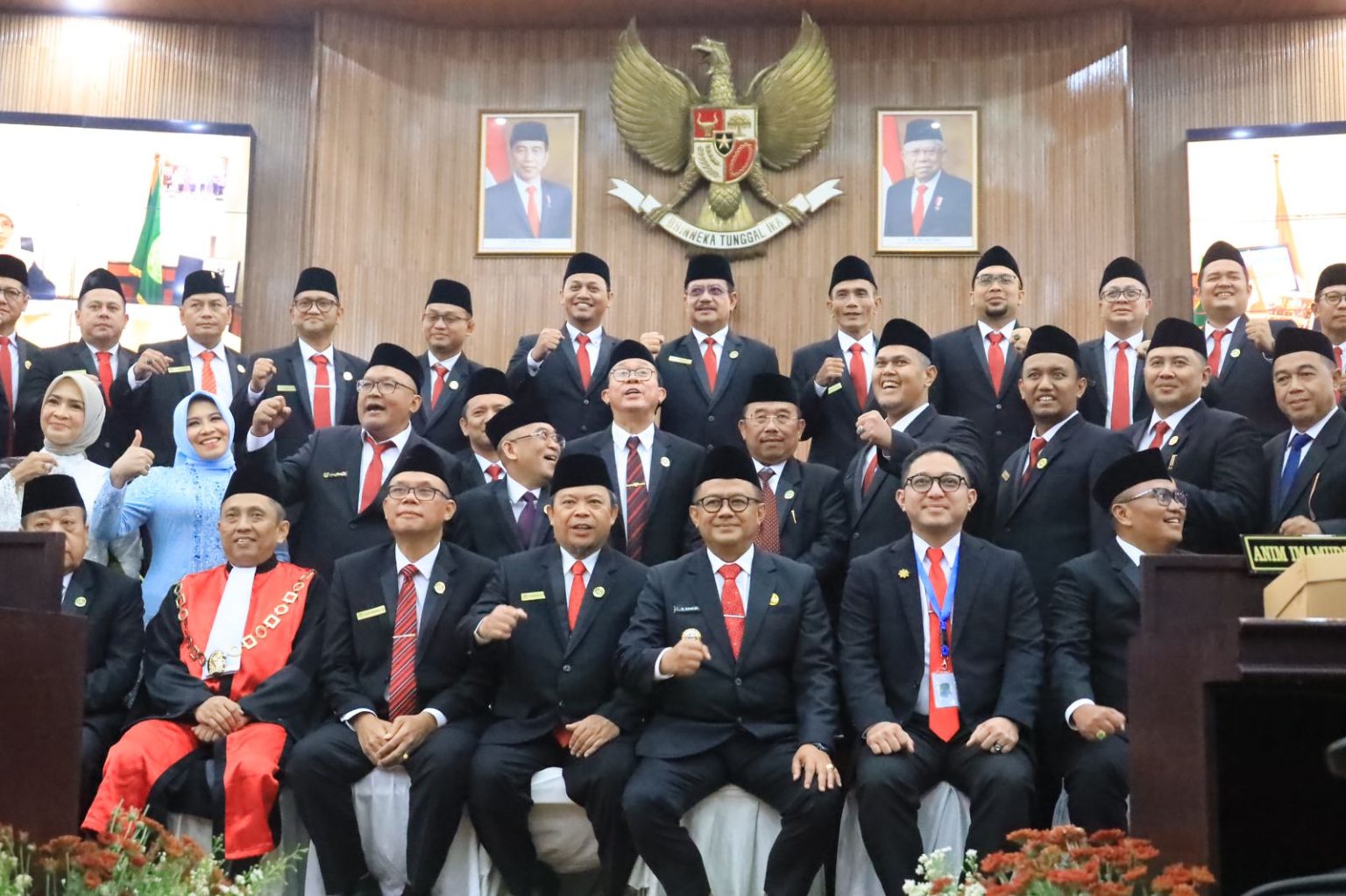 Rapat Paripurna Pengambilan Sumpah Jabatan Anggota DPRD Kota Bekasi Masa Periode 2024-2029 Berjalan Khidmat (dok DPRD Kota Bekasi).