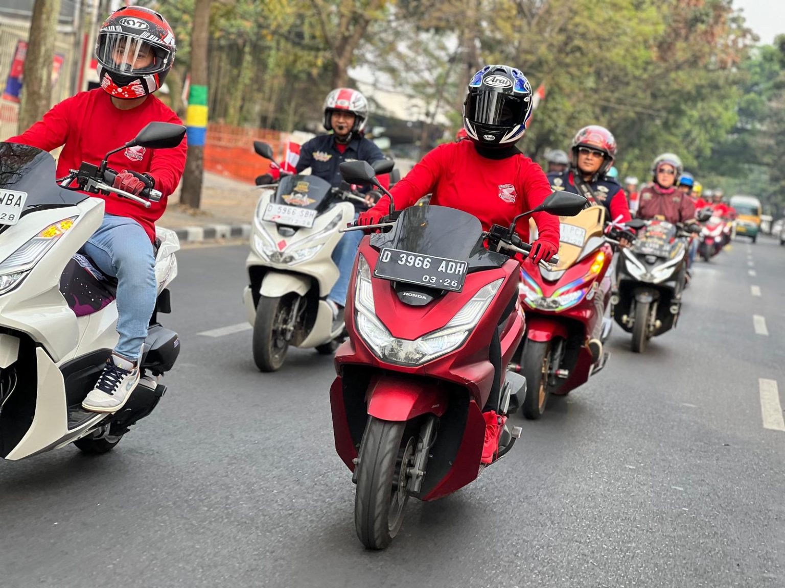 Semangat Kemerdekaan dan Solidaritas, Convoy Merdeka Honda PCX Gelar Beragam Aktivitas Penuh Makna (dok Honda).