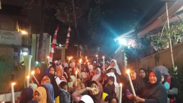 Pawai Obor memperingati Maulid Nabi Muhammad SAW tahun 2024 M (Rizki Prolitenews.com).