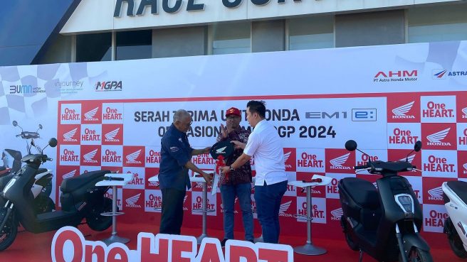 Perdana, Motor Listrik Honda EM1 e: Resmi Dukung MotoGP Mandalika (dok Honda).