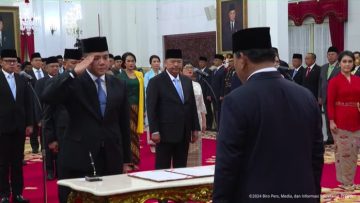 Mayor Teddy Indra dilantik Presiden Prabowo Subianto sebagai Sekretaris Kabinet (Seskab) (Youtube Sekretaris Kabinet).